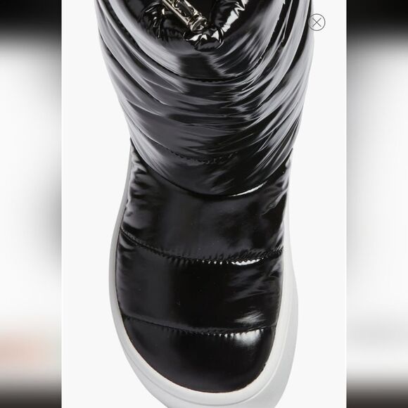 New Jeffrey Campbell Snowed 2 Platform Black Winter Plush Comfortable Boot 5.5 - Picture 4 of 6